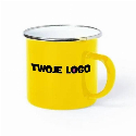 Emaliowany kubek 380 ml do naniesienia logo