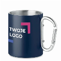Metalowy dwuścienny kubek300ml TRUMBA z nadrukiem na zamówienie