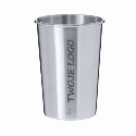 Kubek 350 ml ze stali nierdzewnej z recyklingu z logo