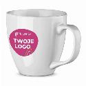 PANTHONY OWN. Porcelanowy kubek 450 mL do nałożenia logo