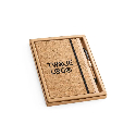FREUD. Notatnik A5 i długopis z elementami z korka z naniesieniem logo