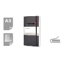 MOLESKINE Notatnik ok. A5 strony w kratkę z logo