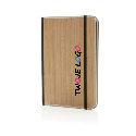 Notatnik A5 Treeline, drewniana okładka do nałożenia logo