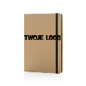 Notatnik A5 z papieru makulaturowego z naniesieniem logo