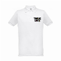 THC BERLIN WH 3XL. Męski polo t-shirt do nałożenia logo