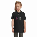 PERFECT Dziecięce POLO 180g PERFECT KIDS z logo firmy
