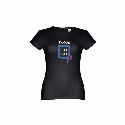 THC SOFIA. Damska koszulka bawełniana taliowana z nadrukiem na zamówienie