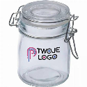 Słoik szklany 150 ml z nadrukiem logo