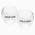 Zestaw 2 szklanek DRINK LINE S do naniesienia logo