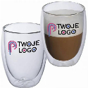 Szklanki do cappuccino 350 ml 2 szt. z naniesieniem logo