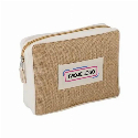 Kosmetyczka z juty do drukowania logo