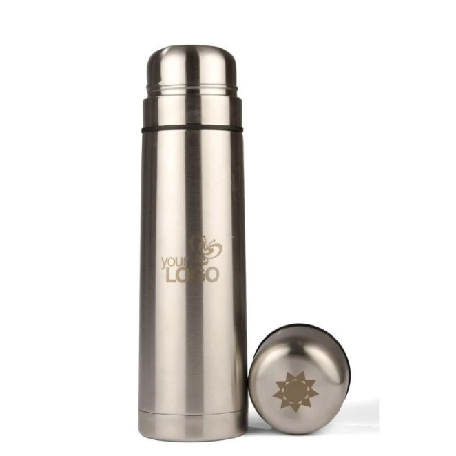 Termos z dwoma kubkami PAVO 750 ml z logo Zdjęcie 4