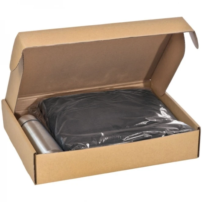 Zestaw koc z polaru 2w1 i termos 500 ml LIVERPOOL z logo Zdjęcie 4