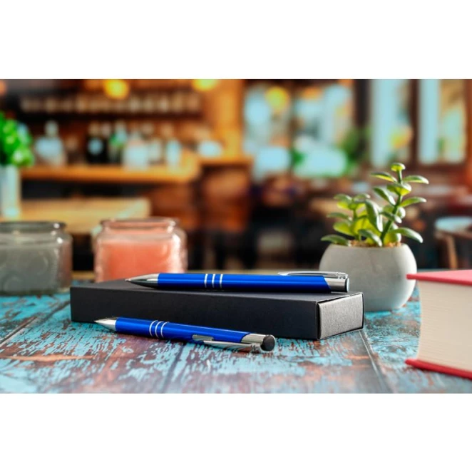 Zestaw piśmienny długopis i ołówek automatyczny CLAREMONT z naniesieniem logo Zdjęcie 8