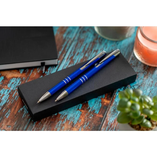 Zestaw piśmienny długopis i ołówek automatyczny CLAREMONT z naniesieniem logo Zdjęcie 9