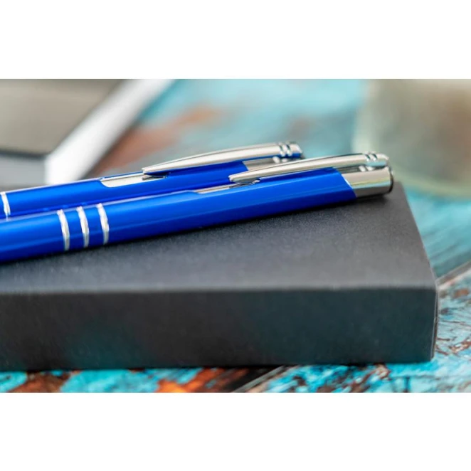 Zestaw piśmienny długopis i ołówek automatyczny CLAREMONT z naniesieniem logo Zdjęcie 10