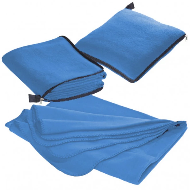 Koc z polaru/poduszka 2w1 RADCLIFF z logo Zdjęcie 4