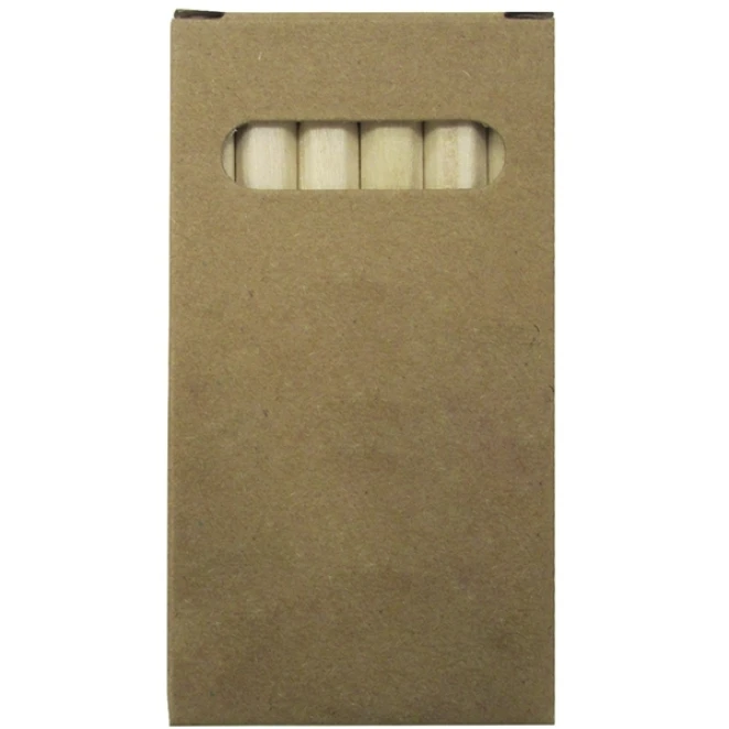 Kredki drewniane 6 kolorów MINI z naniesieniem logo Zdjęcie 2