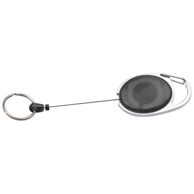 Brelok z karabińczykiem i zwijaną linką EMPLOYEE z logo firmy Zdjęcie 5