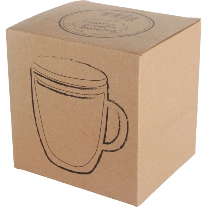 Kubek szklany z pokrywką GERTHE 350 ml do naniesienia logo Zdjęcie 7