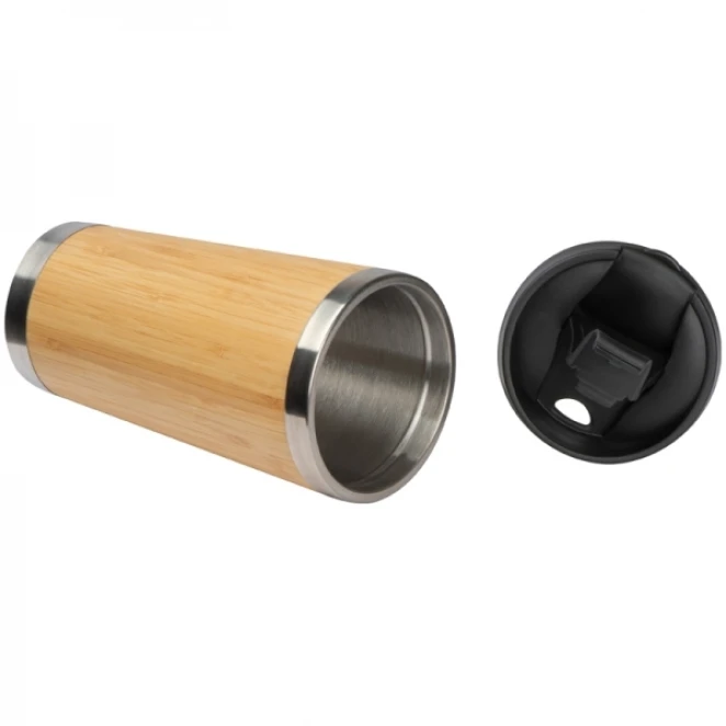 Kubek termiczny BAMBOOGARDEN 400 ml z nadrukiem na zamówienie Zdjęcie 5