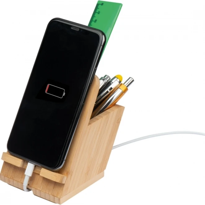 Stojak na telefon FREDERICTON z nadrukiem na zamówienie Zdjęcie