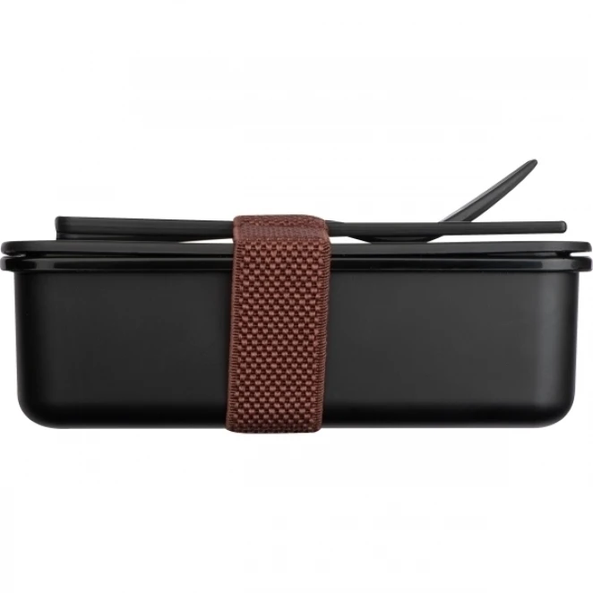 Lunch box ze sztućcami 600 ml VIGO do drukowania logo Zdjęcie 3