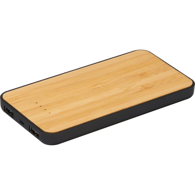 Ładowarka indukcyjna z power bankiem 8000 mAh MILAN z nadrukiem na zamówienie Zdjęcie 2