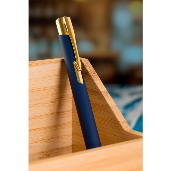 Długopis metalowy soft touch GLENDALE z logo firmy Zdjęcie 5