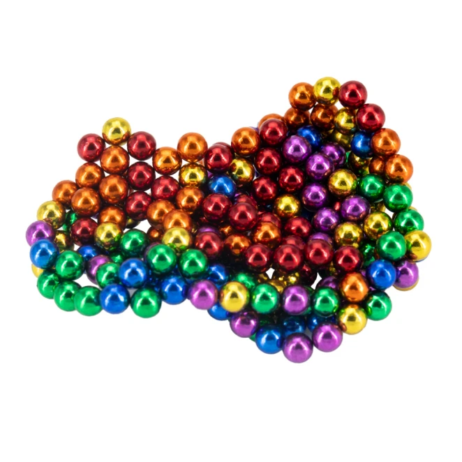 Neocube tęczowe kulki magnetyczne antystres z logo Zdjęcie 4