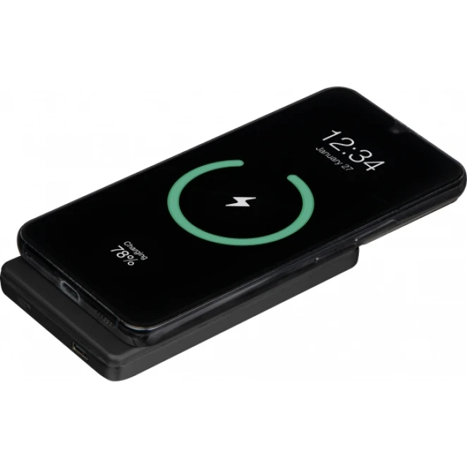 Power bank 5 000 mAh z ładowarką indukcyjną Magsafe DONETSK z logo firmy Zdjęcie 3