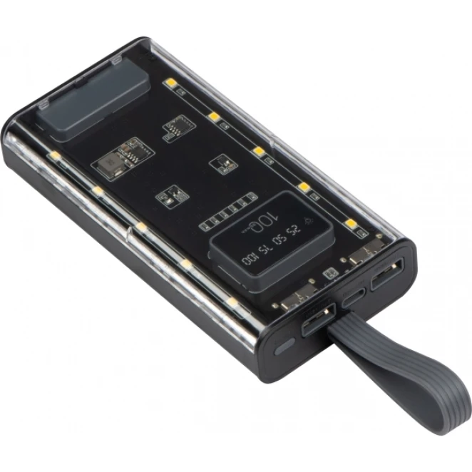 Power bank 10 000 mAh DARWIN z naniesieniem logo Zdjęcie 4