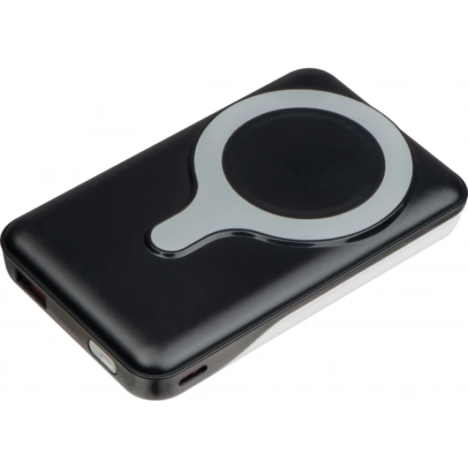 Power bank 10 000 mAh z ładowarką indukcyjną VENTURA z logo Zdjęcie 2