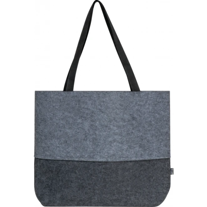 Torba na zakupy z filcu RPET SAN MATEO do drukowania logo Zdjęcie 3