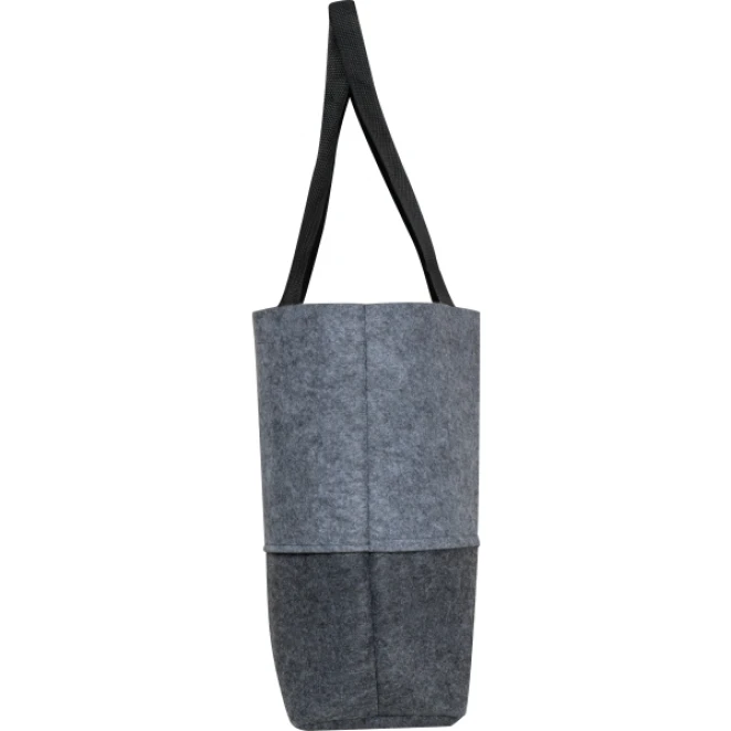 Torba na zakupy z filcu RPET SAN MATEO do drukowania logo Zdjęcie 4