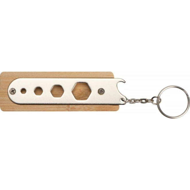 Brelok bambusowy wielofunkcyjny HIROSHIMA z nadrukiem na zamówienie Zdjęcie 2