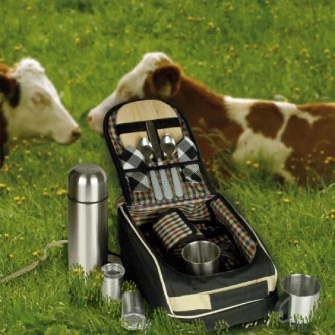 Plecak piknikowy dla 2 osób GEORGIA z nadrukiem na zamówienie Zdjęcie 4