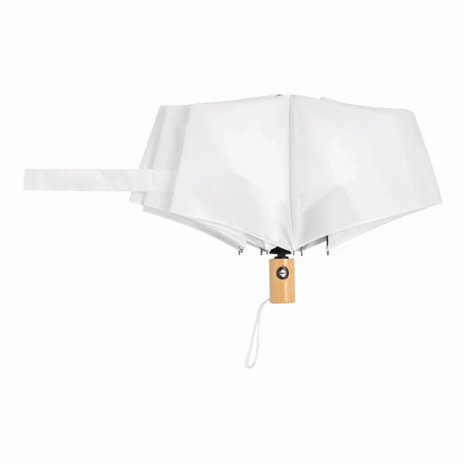 Automatycznie otwierany i składany, wiatroodporny parasol kieszonkowy CALYPSO z nadrukiem logo Zdjęcie 4