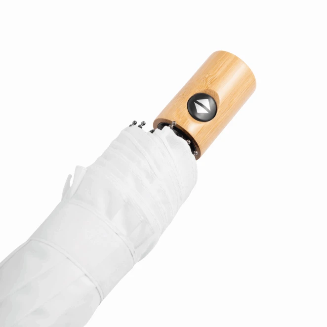 Automatycznie otwierany i składany, wiatroodporny parasol kieszonkowy CALYPSO z nadrukiem logo Zdjęcie 6