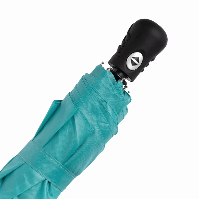 Automatyczny, wiatroodporny, kieszonkowy parasol BORA z logo Zdjęcie 6