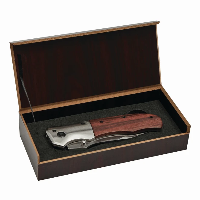 Nóż myśliwski HUNTSMAN z logo Zdjęcie