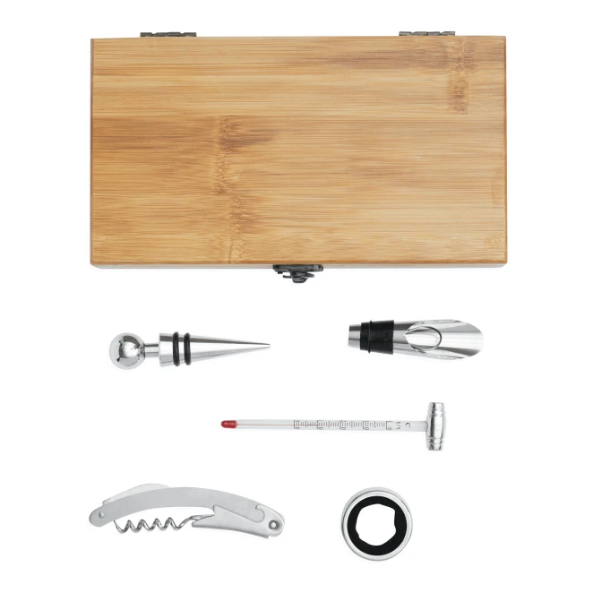 Zestaw do wina BAMBOOO PLEASURE z logo Zdjęcie 3