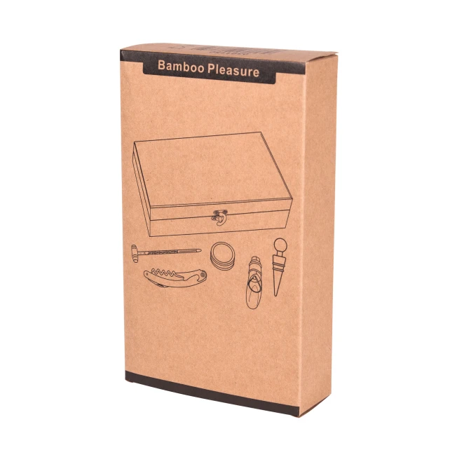 Zestaw do wina BAMBOOO PLEASURE z logo Zdjęcie 6