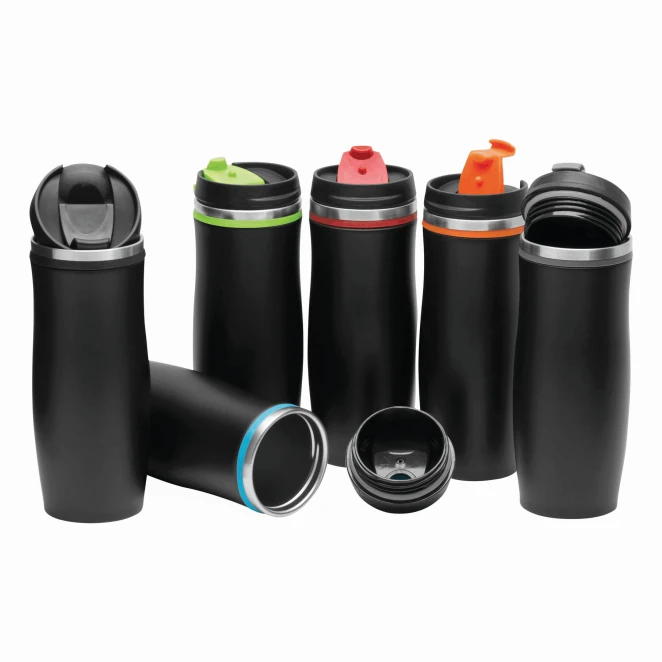 Kubek termiczny o podwójnych ściankach DARK CREMA do nałożenia logo Zdjęcie 9