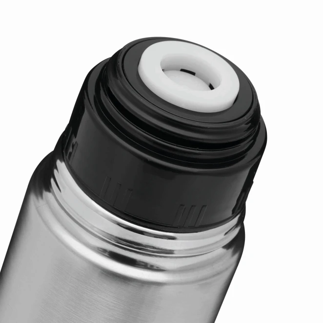 Termos o podwójnych ściankach WARM SOUL L, pojemność ok. 1 litr z logo firmy Zdjęcie 4