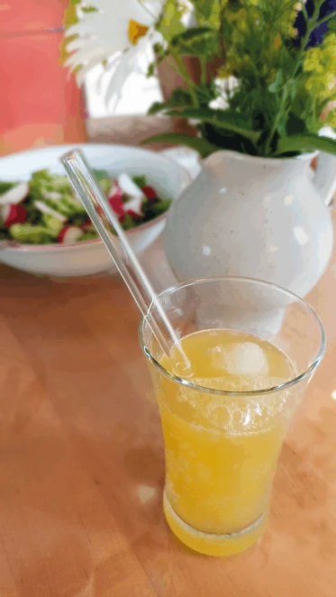 Szklana słomka do picia DRINK SMART do naniesienia logo Zdjęcie 4