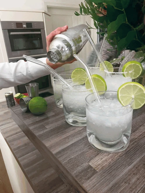 Zestaw szklanych słomek DRINK TOGETHER z logo Zdjęcie 6