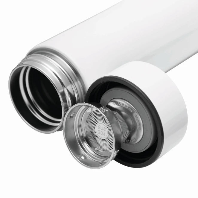 Termos próżniowy o podwójnych ściankach EXQUISITE z logo Zdjęcie 3