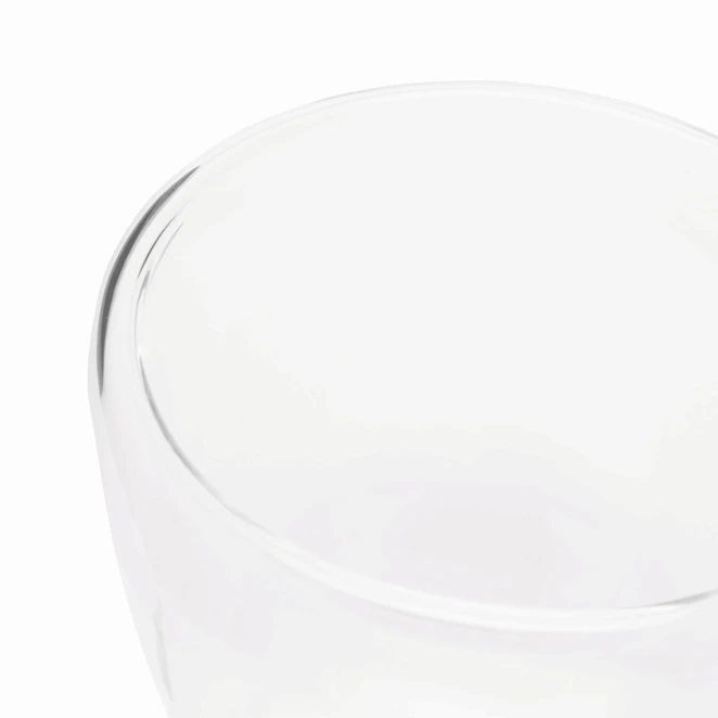 Dwuścienna szklanka BAMBOO ART S z pokrywą z bambusa. Przezroczysta, odporna na temperaturę, o pojemności ok. 250 ml. do nałożenia logo Zdjęcie 6