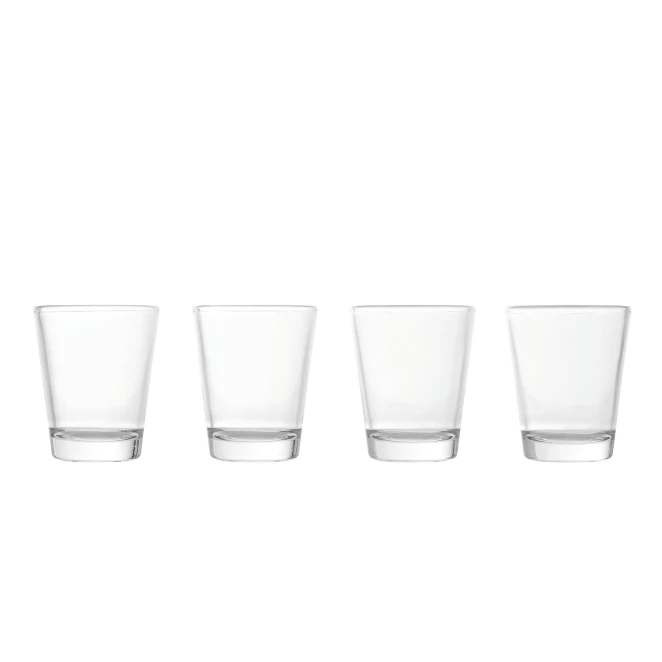 Taca z kieliszkami BAMBOO PARTY z nadrukiem logo Zdjęcie 3